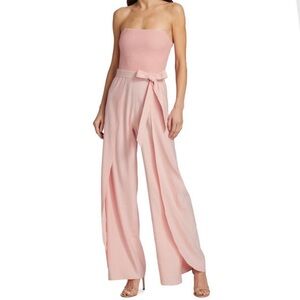Alice + Olivia Bebe Linen-Blend Jumpsuit